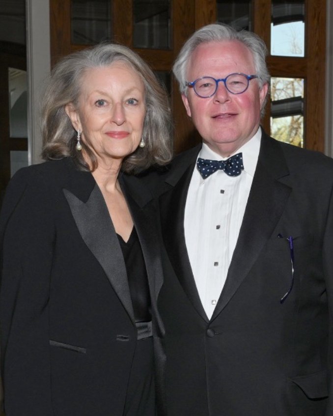 Photo of J. Clifford and Leslie Hudson wearing black formal attire