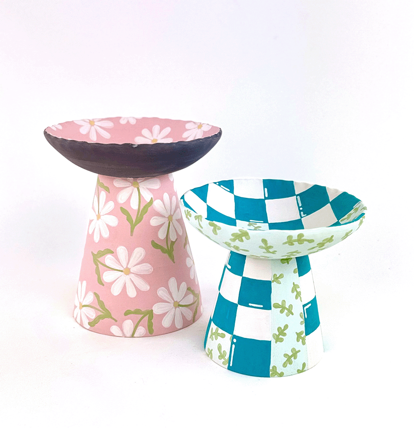 Ceramic Pillar Candle Holder