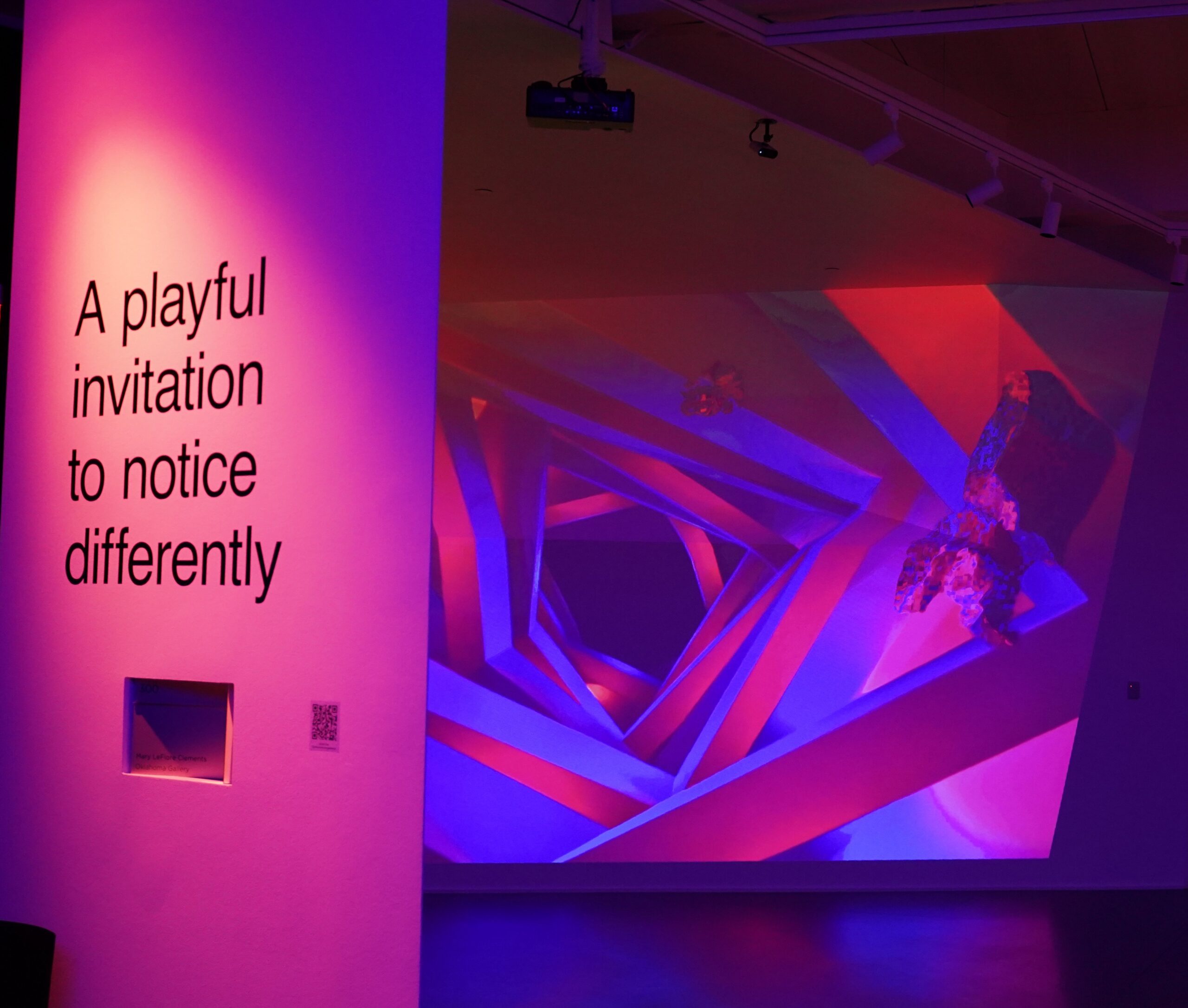 A portal-like light projection