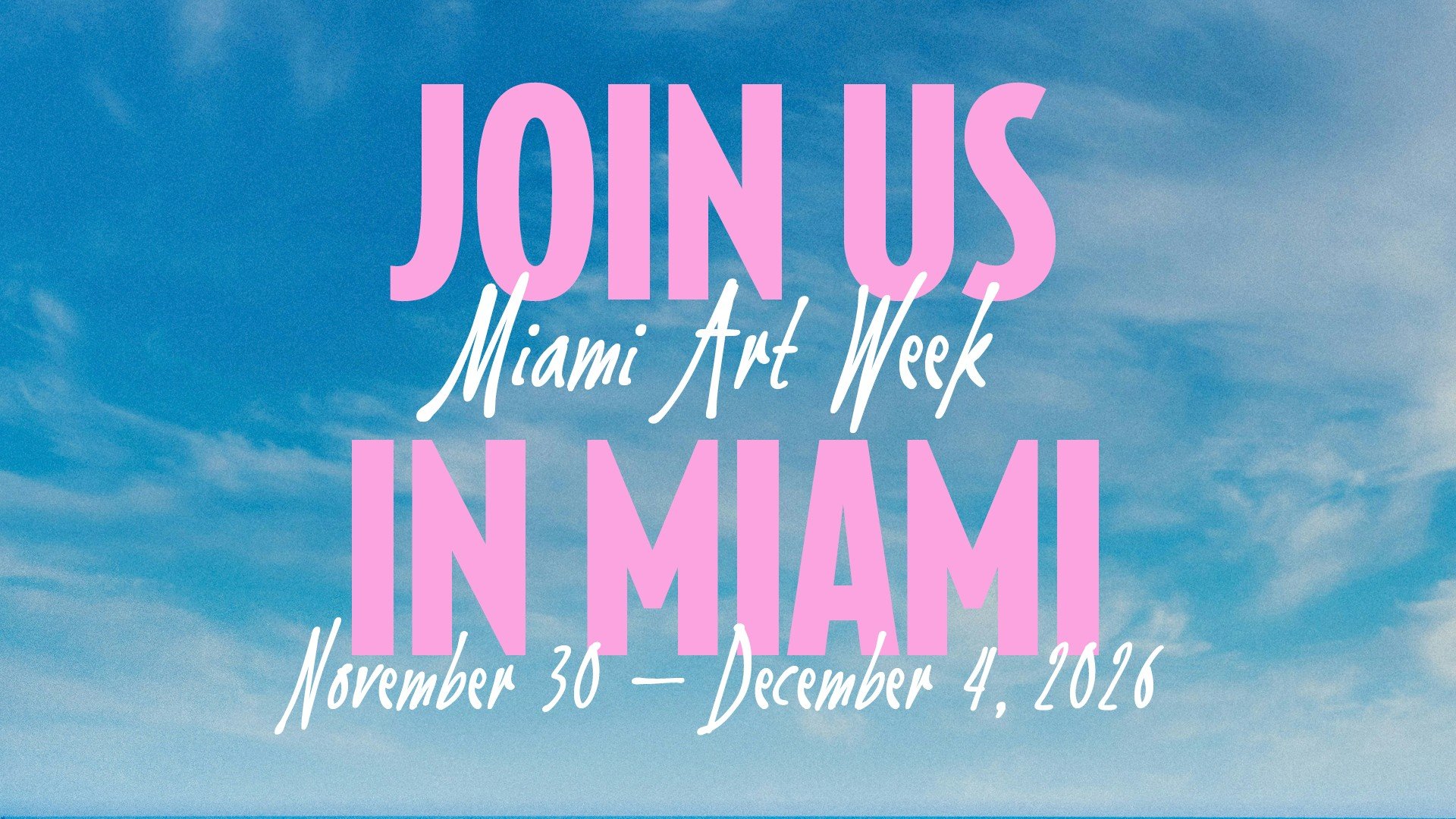 Miami Art Week