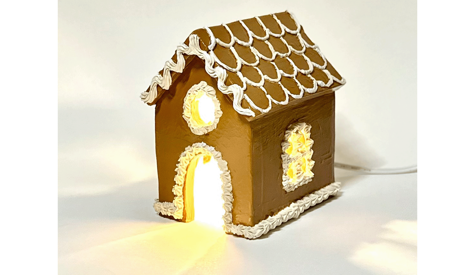 Glowing Gingerbread House!